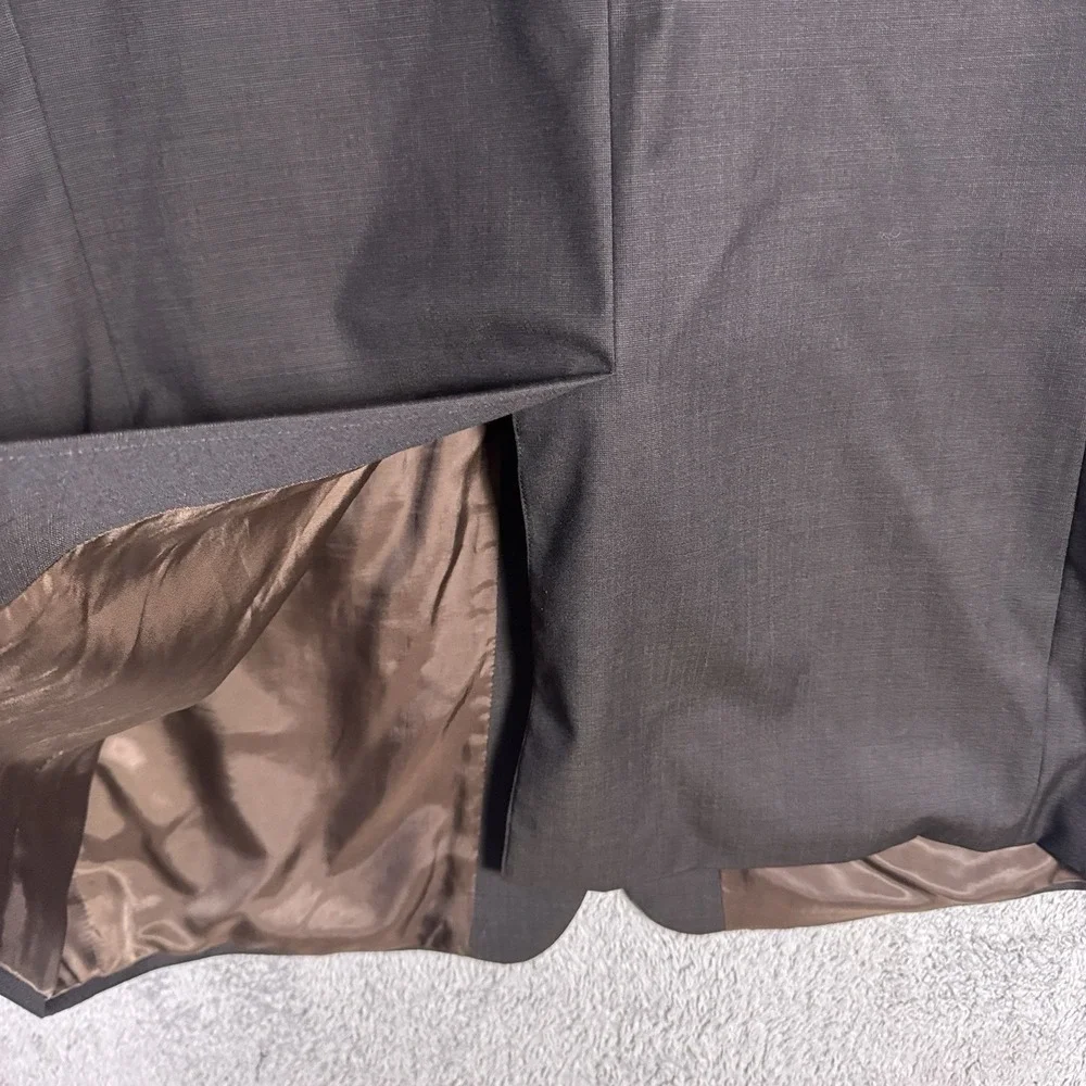 Ralph Lauren Blazer Men 48L Wool Suit Jacket 2 Button Vintage Chocolate Brown